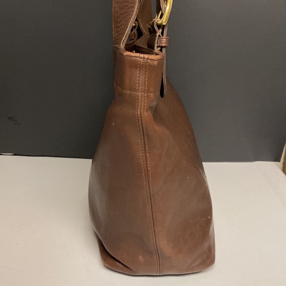 Coach Shoulder Bag Brown Leather Purse - Picture 10 of 17